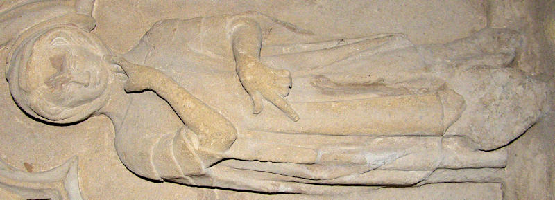 Germany Bad Munstereifel - St Chrysantheus and Daria Gotfried von Berheim 1335 weeper